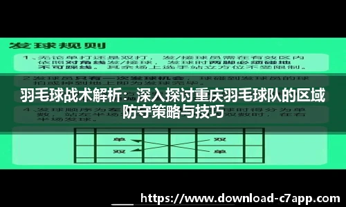 羽毛球战术解析：深入探讨重庆羽毛球队的区域防守策略与技巧
